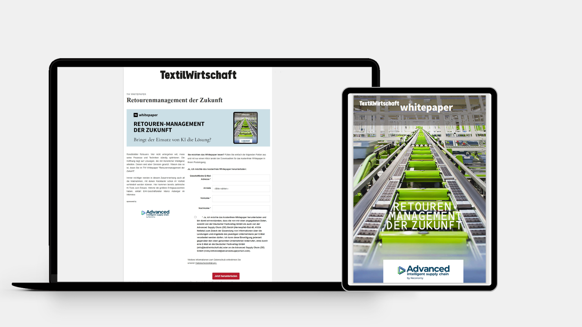 Landingpage und Cover mit Logopräsenz