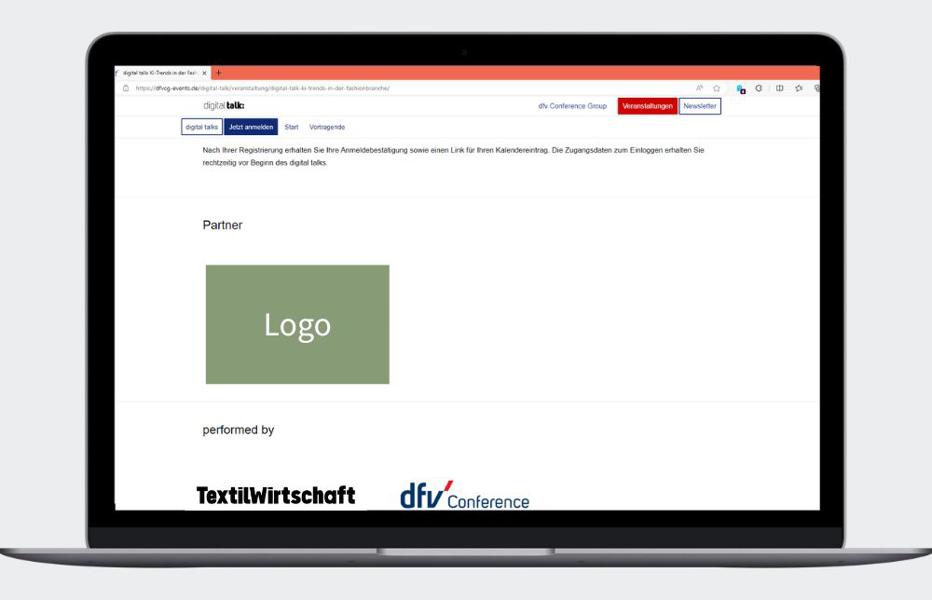 Talk-Website unten